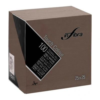 Afbeelding van Infibra Servet Bruin 30x100x