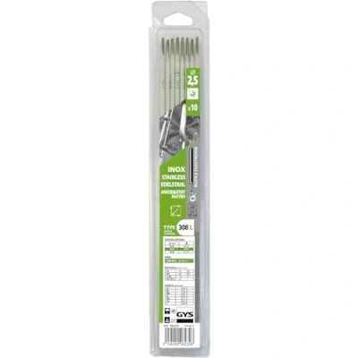 Afbeelding van Gys Las Elektrodes 308L rvs, O2,5mm (x10) 5193082328