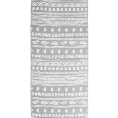 Afbeelding van vidaXL Buitenkleed 80x150 cm polypropeen grijs