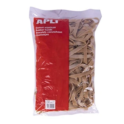 Afbeelding van APLI 14899 Elastische banden 120 x 10 mm in zak van 1 kg