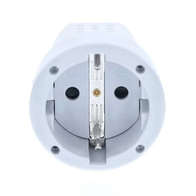Afbeelding van AS Schwabe 62223 Koppeling met randaarde PVC 230 V Grijs IP20