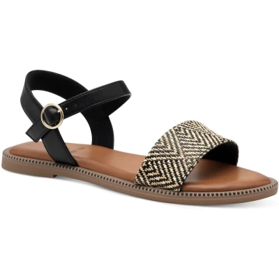 Afbeelding van s.Oliver Dames 5 28133 42 platte sandalen, zwart, 39 EU, EU
