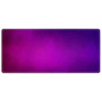 Afbeelding van Silent Monsters Muismat Grootte XX Large (90 x 40 cm), Mouse Pad Design: Purper, Genaaide Rand, voor Bureau en Gaming, Mousepad Antislip rubberen basis