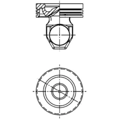 Afbeelding van KOLBENSCHMIDT 40338960 Reparatieset, zuiger / cilinderbus
