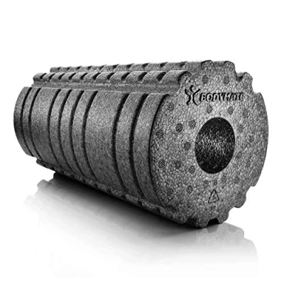 Afbeelding van BODYMATE Fasciarol ACTIVE middelhard Lengte 30 cm Diameter 15 met gratis e book en activerende oppervlaktestructuur