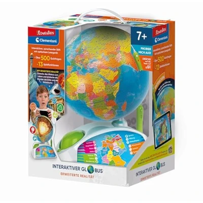 Afbeelding van Clementoni, Bollen, Interactieve wereldbol (28 cm)