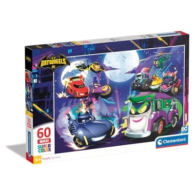 Afbeelding van Clementoni Puzzel 60 Stukjes Maxi Batwheels Kinderpuzzel