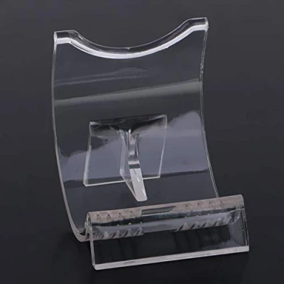 Afbeelding van POFET 10 stks Lichtere Display Stand Clear Acryl Ezel Houder Rack Voor Lichter Gift