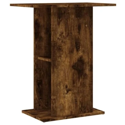 Afbeelding van vidaXL Aquariumstandaard 60,5x36x72,5 cm bewerkt hout gerookt eiken