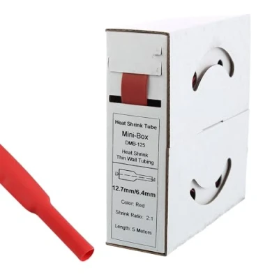 Afbeelding van Offgridtec 5 m krimpkous 12,7 mm &gt; 6,4 rood dispenser Workshop auto
