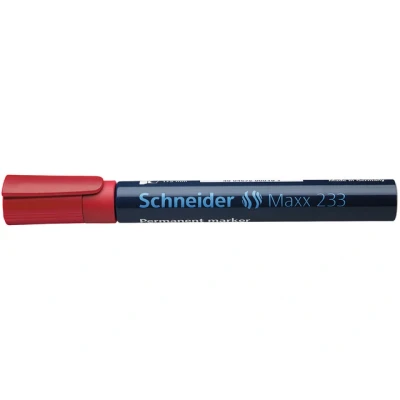 Afbeelding van Schneider permanent marker Maxx 233 beitelpunt rood S 123302