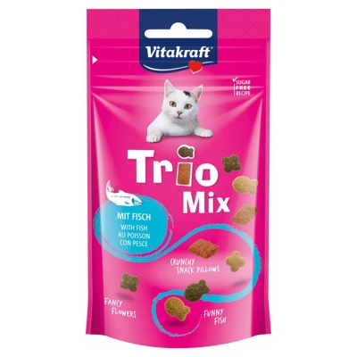 Afbeelding van Vitakraft Trio Mix 60 g Kattensnack Vis