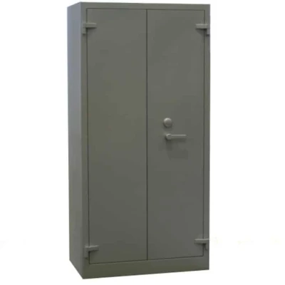Afbeelding van Brand/inbraak werende archiefkast 195x95x55 Licht grijs