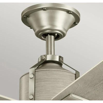 Afbeelding van Plafondventilator met verlichting Colerne 52in / 132cm ventilator geborsteld nikkel