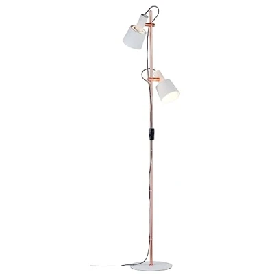 Afbeelding van Paulmann Neordic Haldar 79660 Staande lamp LED E14 40 W Wit, Koper (mat)