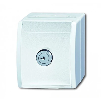 Afbeelding van Abb busch jaeger wandcontactdoos ra kd slot ip44 ocean alpin 2cka002083a0832