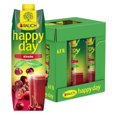 Afbeelding van Rauch Happy Day Amarena kers, verpakking van 6 (6 x 1 l)
