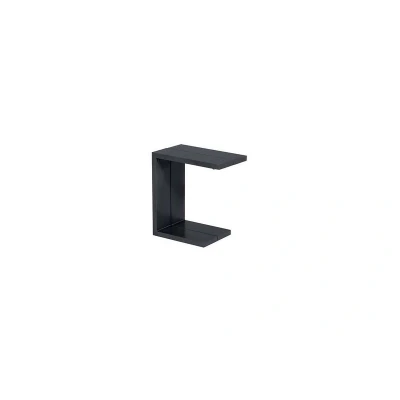 Afbeelding van Woonboulevard Poortvliet Bijzettafel Cube Zwart 53,00cm x 29,00cm 48,00cm