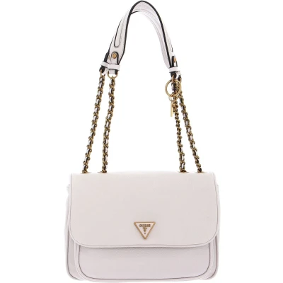 Afbeelding van GUESS Schoudertas Becci Convertible Crossbody Flap Seashell Crème