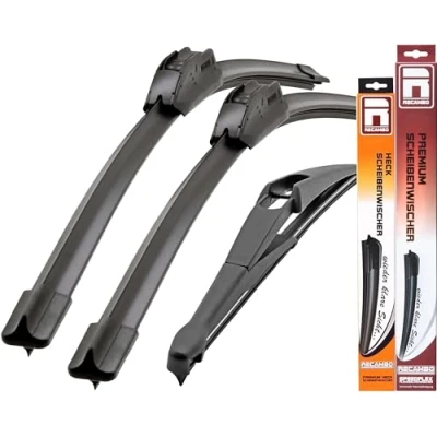 Afbeelding van Recambo Ruitenwissers voor en achter, compatibel met Nissan X TRAIL, T32, vanaf 2014, (set van 3: 650 mm / 400 300 mm)