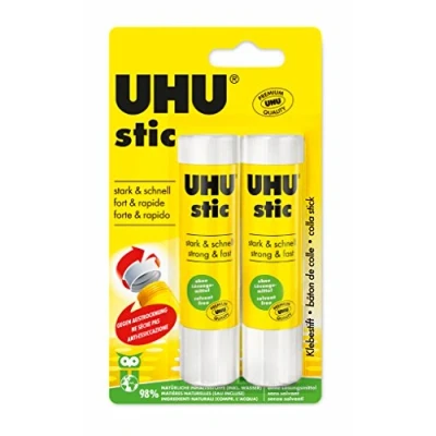 Afbeelding van Uhu 45275 5 lijmstiften 2 x 21 g stic. wit