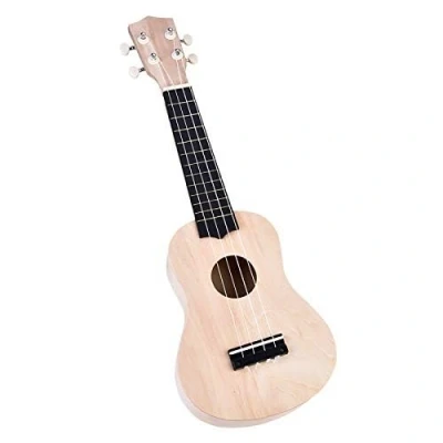 Afbeelding van Für Gitarre Bausatz Komplett Ukelele Kit, 21 Zoll Basswood 4 Saiter Diy Kit Instrument Zubehör, 20,8 X 6,8 2,1