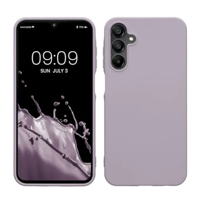 Afbeelding van kwmobile telefoonhoesje geschikt voor Samsung Galaxy A15 5G Hoesje smartphone Back cover in lavendel