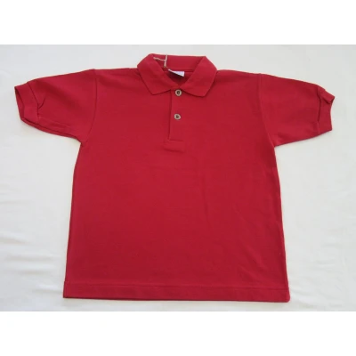Afbeelding van petit bateau , jongens, polo korte mouw rood classic 6 jaar 114