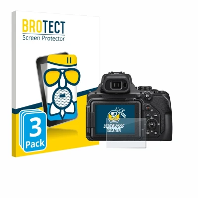 Afbeelding van BROTECT Screenprotector voor Nikon Coolpix P1000 Folie Beschermfolie Beschermglas matte (3 Stuks)