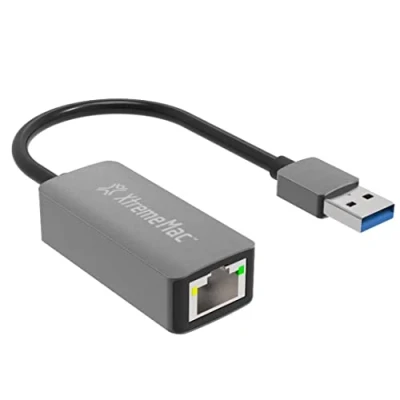 Afbeelding van XtremeMac USB A naar Ethernet Adapter 10/100/1000Mbps Grijs