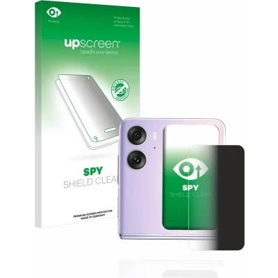 Afbeelding van upscreen privacy screenprotector voor Oppo Find N2 Flip (Achterdisplay) Folie Beschermfolie Blauwlichtfilter