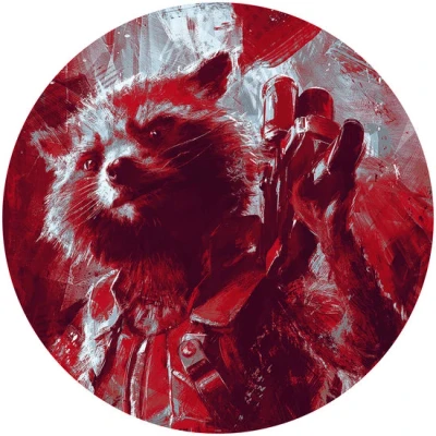 Afbeelding van Komar Into Adventure Avengers Painting Rocket Raccoon DD1 052