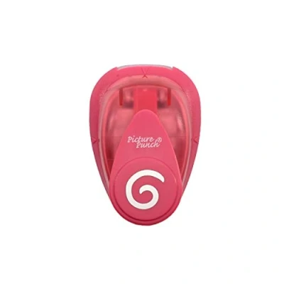 Afbeelding van Vaessen Creative Motivponzer Spirale 2, Small, Motiefperforator van metaal en plastic, uitgestanst motief 6.5 x 4.5 4.4 cm, om te knutselen met papier