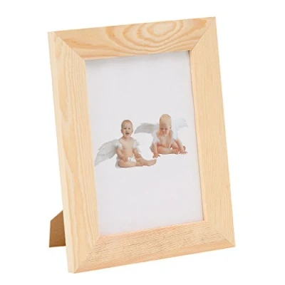 Afbeelding van GLOREX 6 1683 402 Fotolijst van grenenhout, met glasplaat, ca. 17,5 x 22,5 3 cm groot, FSC Mix, lijst kan individueel versierd en vormgegeven worden