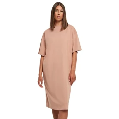 Afbeelding van Urban Classics Jerseyjurk, Dames, Maat: 3XL, Amber