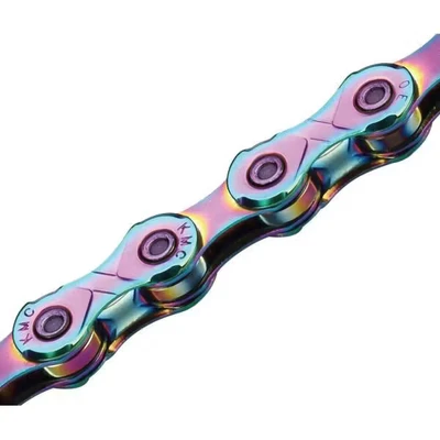 Afbeelding van KMC X12 Aurora Blauw 126 schakels Fietsketting met Double X Bridge 12 speed