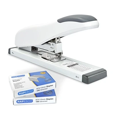 Afbeelding van Rapesco 1391 ECO HD 100 Heavy Duty Nietmachine met 2000 Type 923/10 mm Nietjes, Vel Nietcapaciteit, Zwart