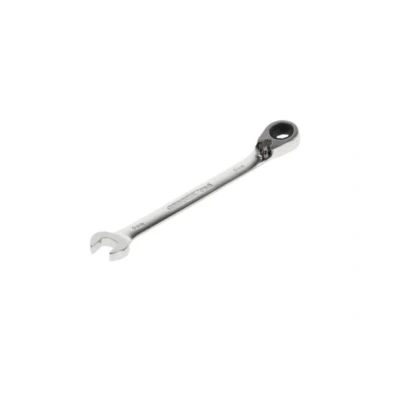 Afbeelding van GEDORE Rode ringratelsleutel, schakelbaar, SW 9 mm, gebogen, plat, 12 kant, moersleutel, R07200090