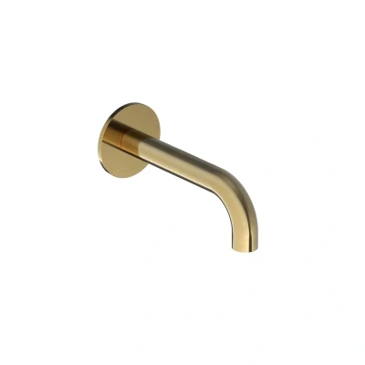 Afbeelding van HotBath Cobber Uitloop 15cm CB095 15 Geborsteld Messing