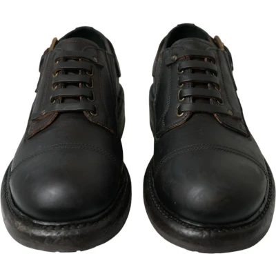 Afbeelding van Leren Derby Geklede Schoenen Met Veters
