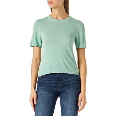Afbeelding van ONLY Dames ONLSHIRLEY S/S KNT NOOS pullover, Lichen, S