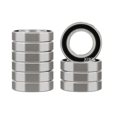 Afbeelding van XiKe 10 Stuks 689 2RS Afgedicht Kogellager 9x17x5mm, Chroomstaal/Voorgesmeerd/Rubberen afdichtingen, 689RS Miniatuur diepgroefkogellagers