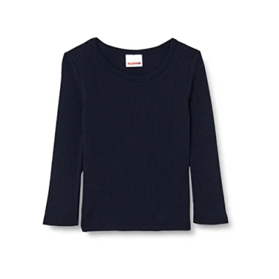 Afbeelding van Damart Thermolactyl T shirt met ronde hals, geribde fleece Enfant Blauw 10ANS