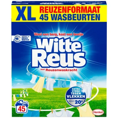 Afbeelding van Witte Reus Waspoeder wasmiddel wit