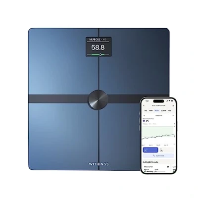 Afbeelding van Withings Body Smart Geavanceerde wifiweegschaal met functie voor lichaamssamenstelling zwart