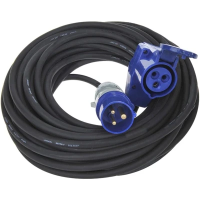 Afbeelding van Pro Plus CEE Verlengkabel 25 meter 3 x 2.5 mm2 met Haakse Contrastekker en Schuko Stopcontact