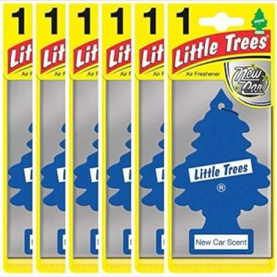 Afbeelding van Little Trees Luchtverfrisser Boom MTZ02 Nieuwe Auto Geur Voor Thuis Boot Caravan Six Pack, Blauw