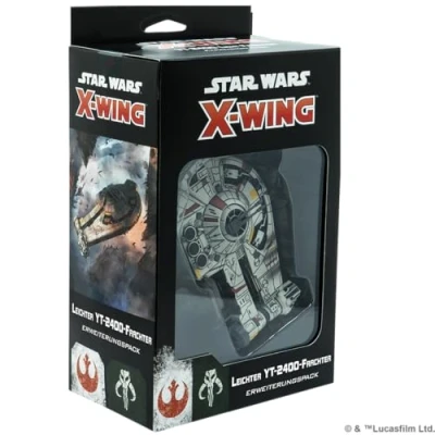 Afbeelding van Atomic Mass Games Star Wars: X Wing 2. Edition lichte YT 2400 vrachtwagen uitbreiding tabletop 2 spelers vanaf 14+ jaar 30 45 minuten Duits