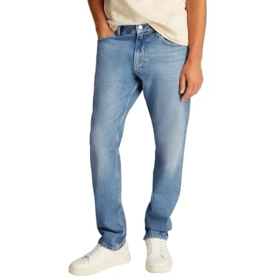 Afbeelding van Calvin Klein Jeans Tapered Fit, Heren, Maat: 31x32, Denim light
