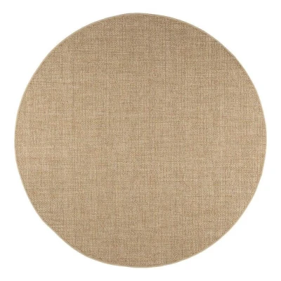 Afbeelding van Interieur05 Rond Buitenkleed Jute Excellent Outdoor Bruin 160 Ã ̃